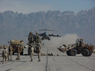 Baza lotnicza Bagram w Afganistanie