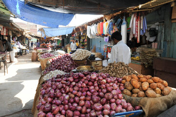 Bazar w Indiach, zdjęcie ilustracyjne