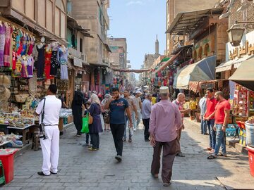 Bazar w Kairze