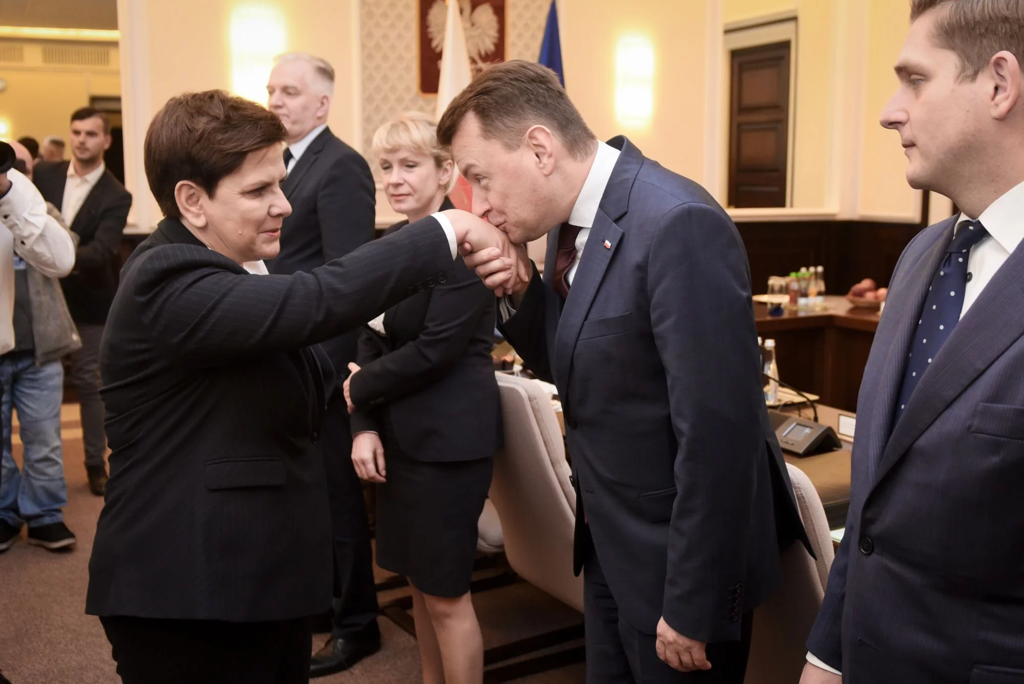 Beata Szydło i Mariusz Błaszczak