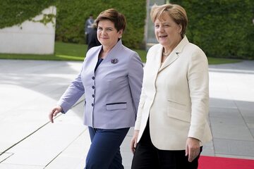 Beata Szydło i Angela Merkel