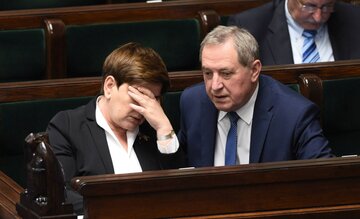 Beata Szydło i Henryk Kowalczyk