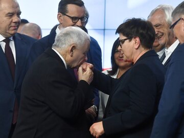 Beata Szydło i Jarosław Kaczyński