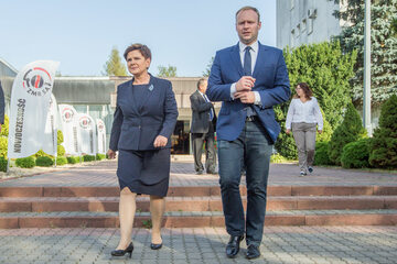 Beata Szydło i Marcin Mastalerek