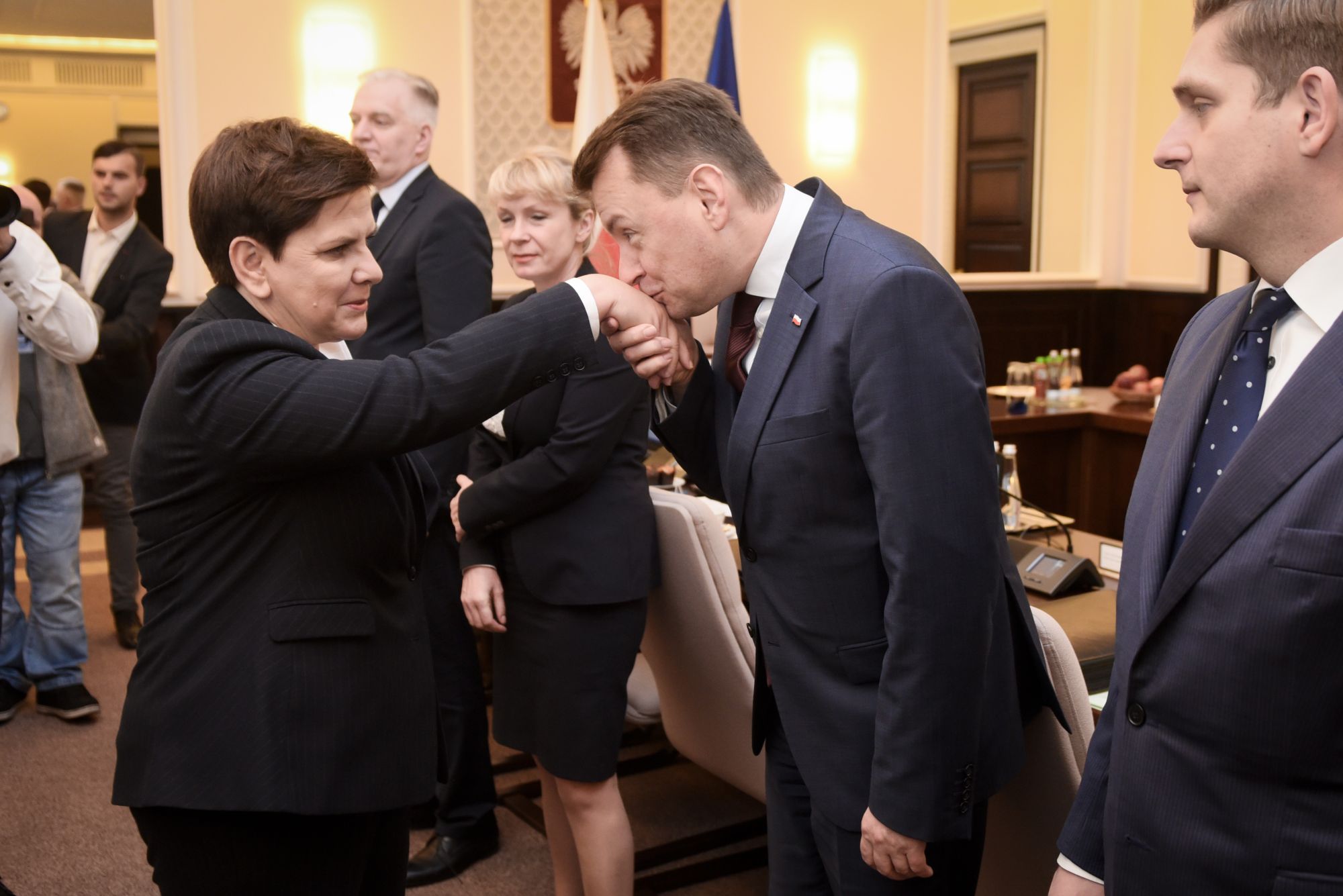 Beata Szydło i Mariusz Błaszczak