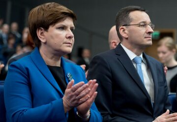 Beata Szydło i Mateusz Morawiecki