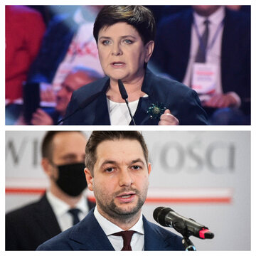 Beata Szydło i Patryk Jaki