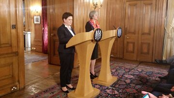 Beata Szydło i Theresa May