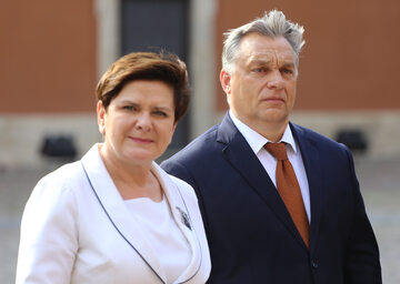 Beata Szydło i Viktor Orban