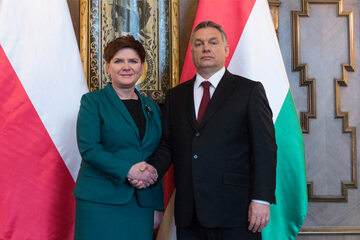 Beata Szydło i Viktor Orban