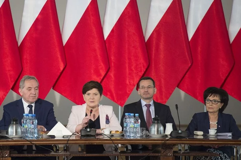 Henryk Kowalczyk, Beata Szydło, Mateusz Morawiecki, Elżbieta Witek