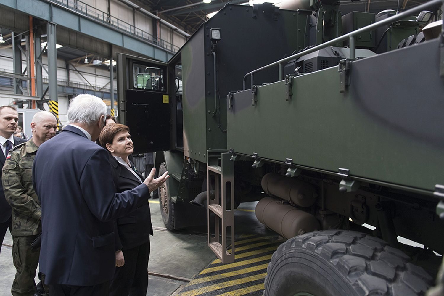 Beata Szydło w Hucie Stalowa Wola