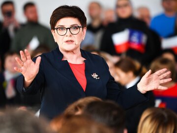 Beata Szydło w Sandomierzu