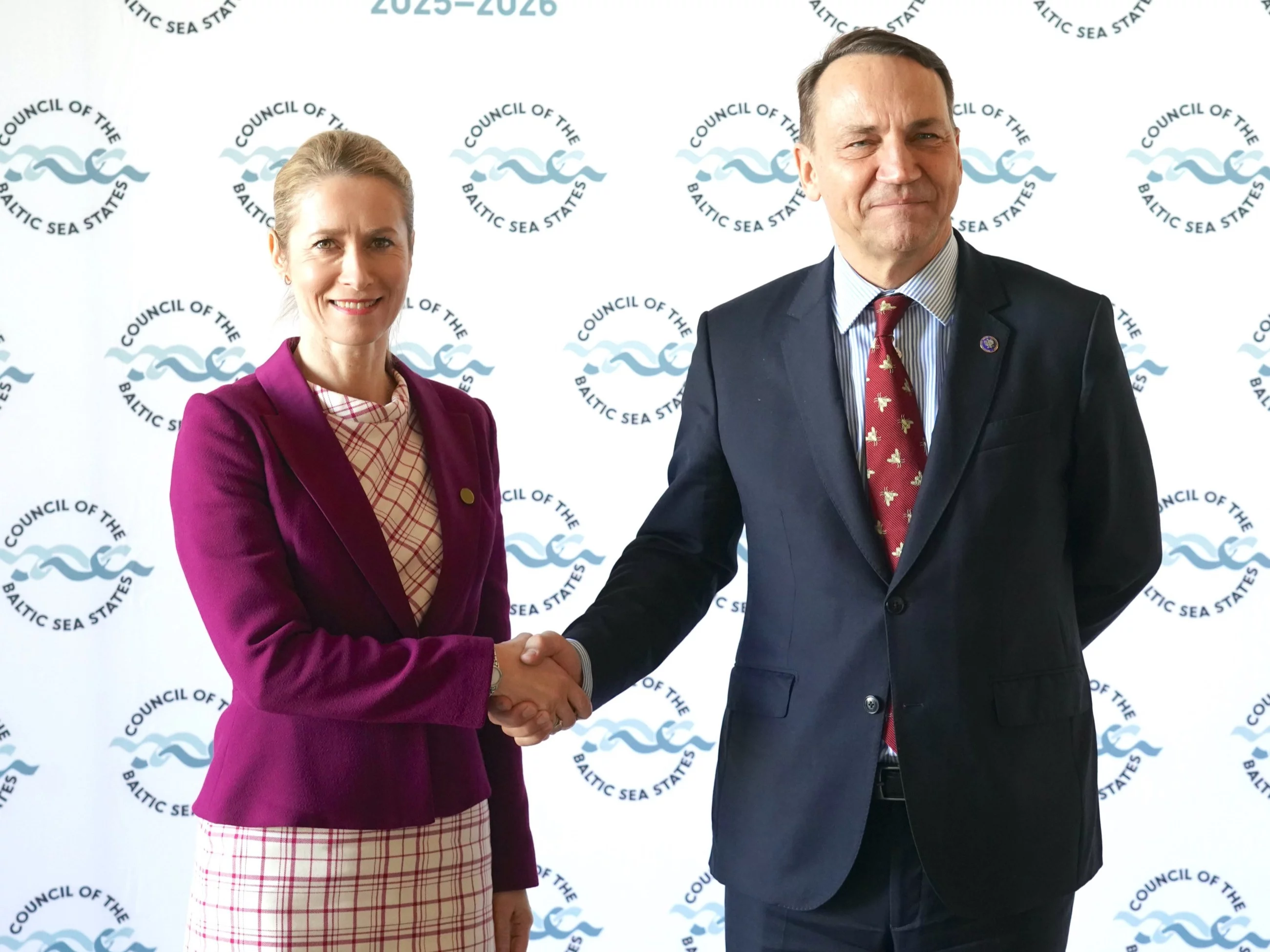 Kaja Kallas i Radosław Sikorski