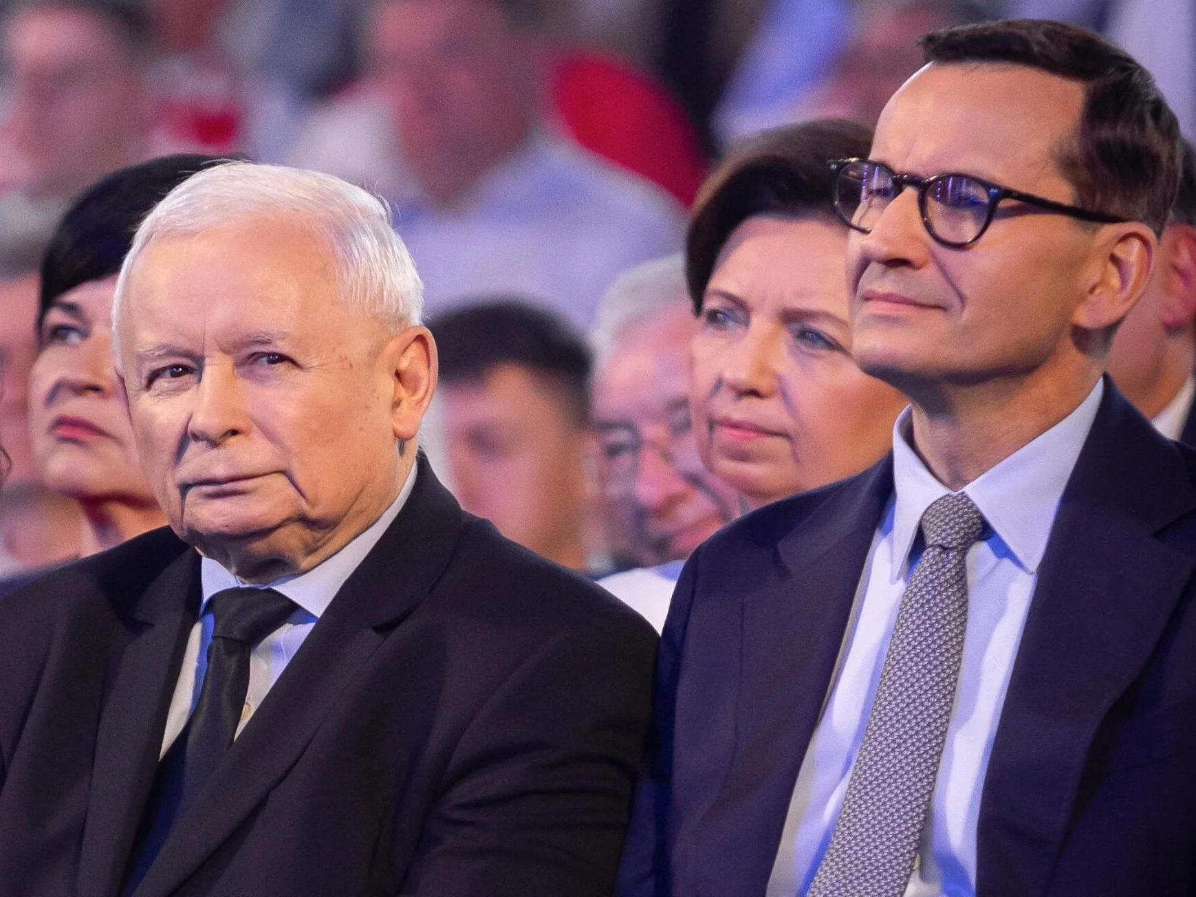 Elżbieta Witek, Jarosław Kaczyński, Mateusz Morawiecki