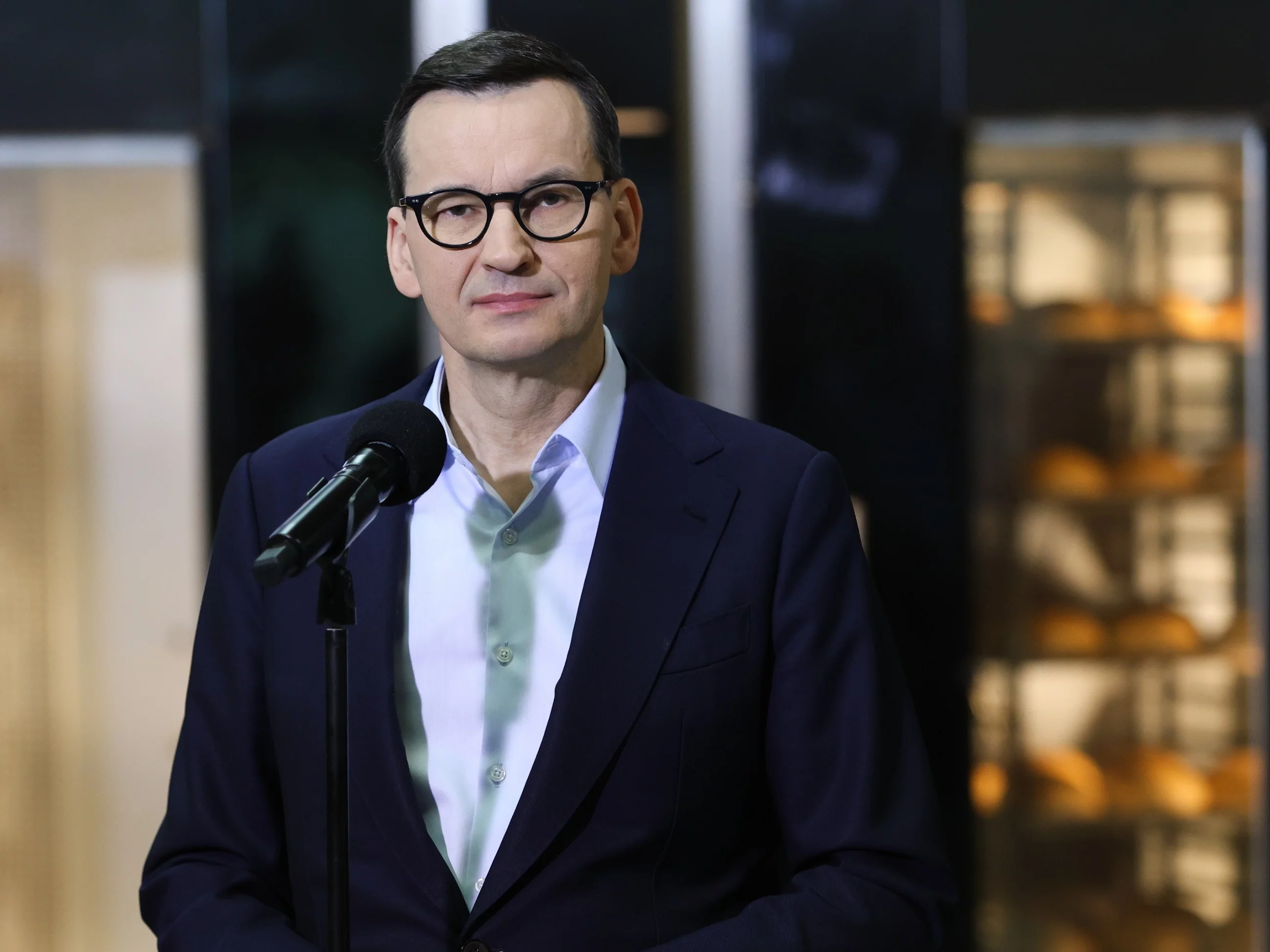 Premier Mateusz Morawiecki w piekarni "Żytnia"