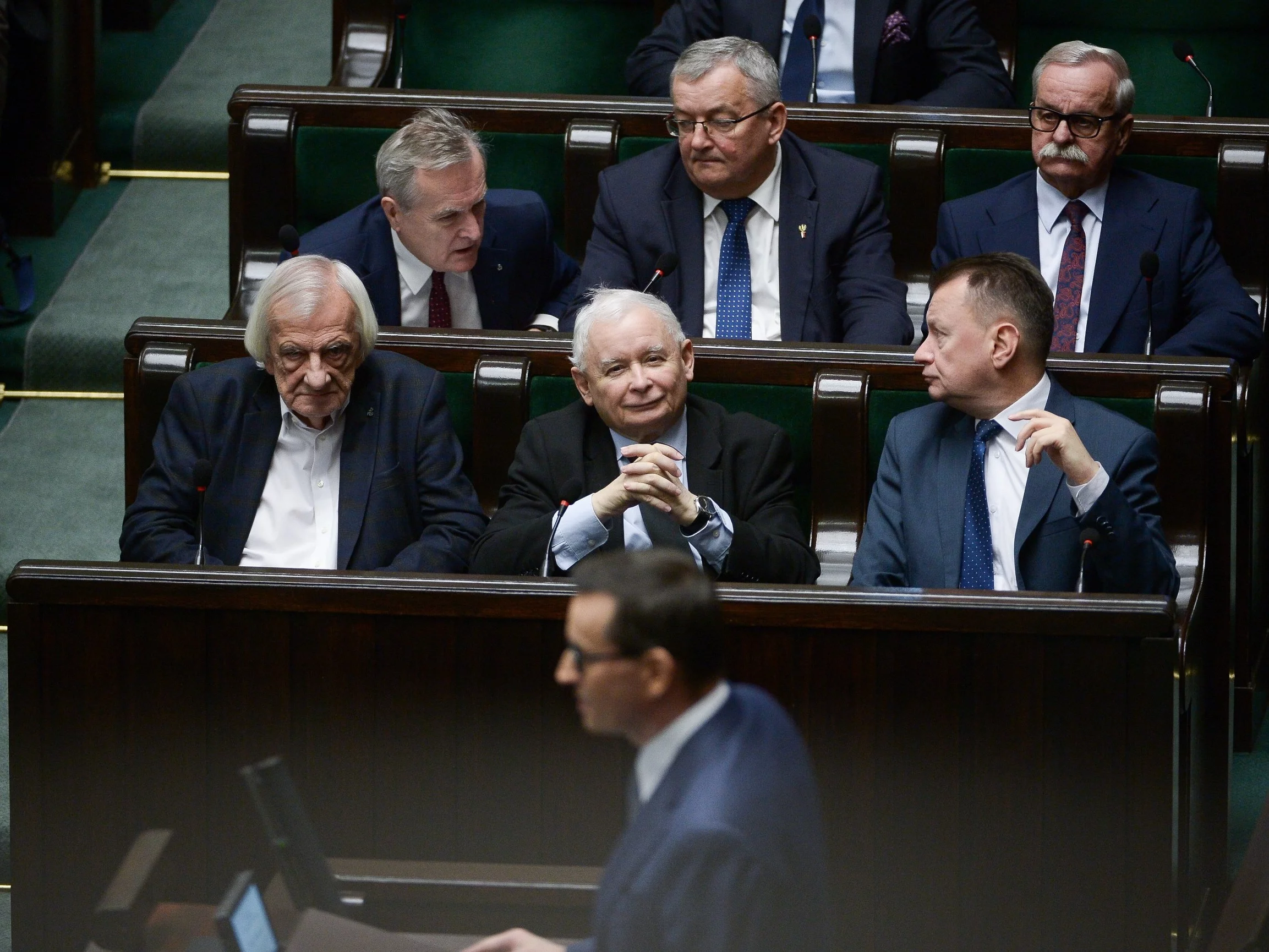 Politycy PiS podczas posiedzenia Sejmu i debaty o komisjach śledczych