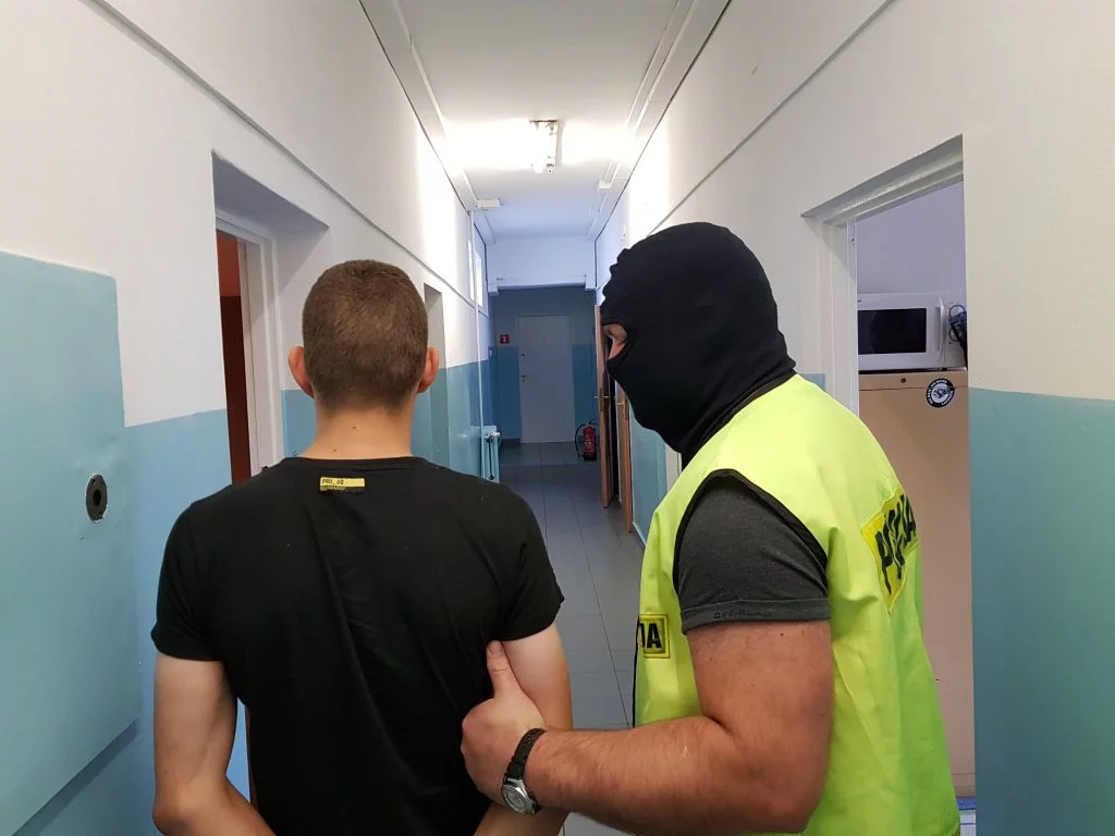 Zatrzymany mężczyzna