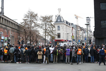 Belgia. Protest po śmierci Ibrahima B.
