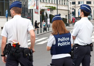 Belgijscy policjanci