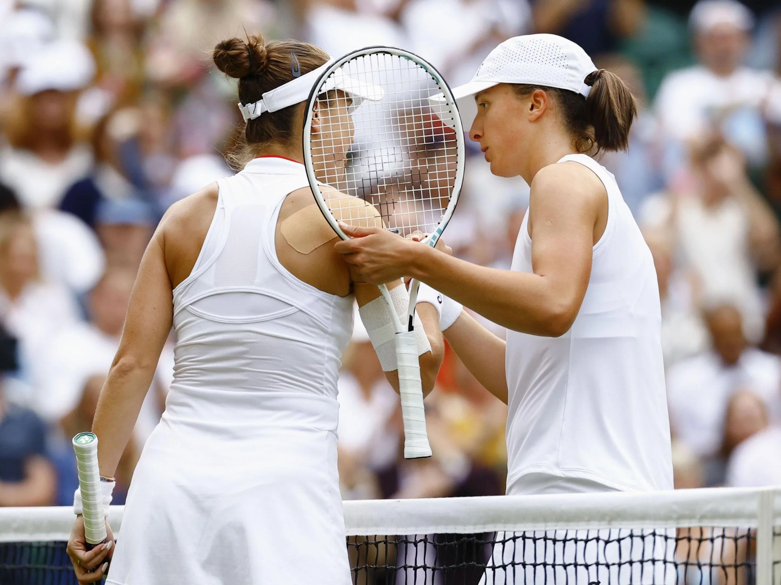 Belinda Bencic i Iga Świątek