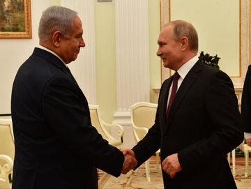 Benjamin Netanjahu i Władimir Putin