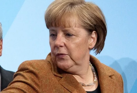 Angela Merkel (fot. EPA/ROBERT SCHLESINGER/PAP)
