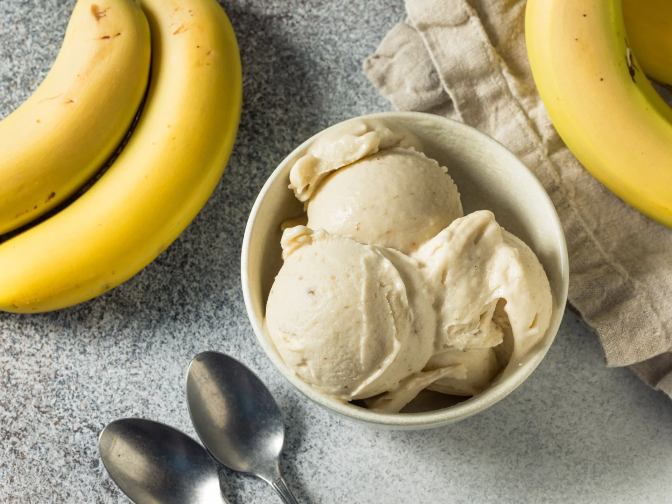 Lody z bananów