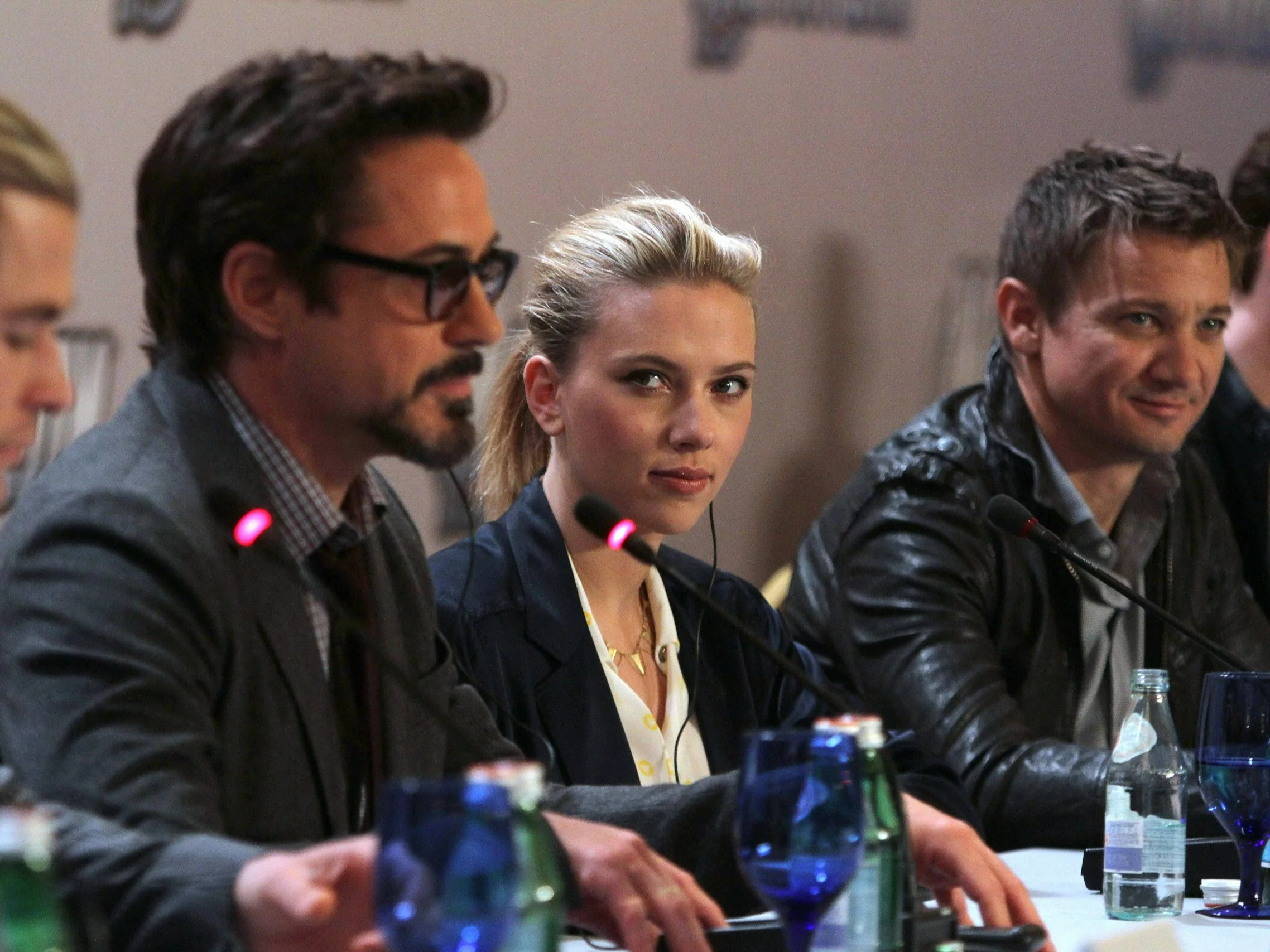 Konferencja o filmie „Avengers” w 2012 roku