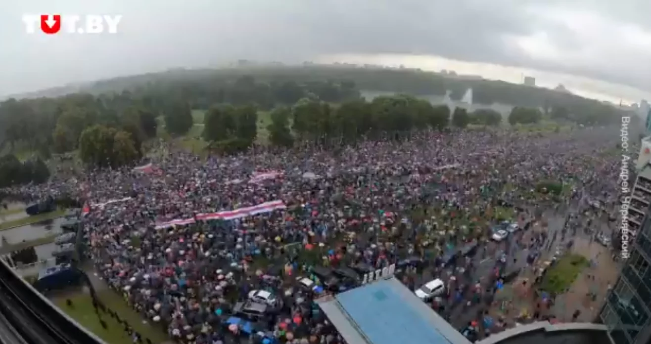 Demonstracja w Minsku