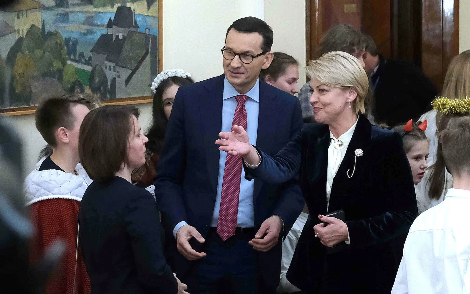 Mateusz Morawiecki i Andżelika Borys