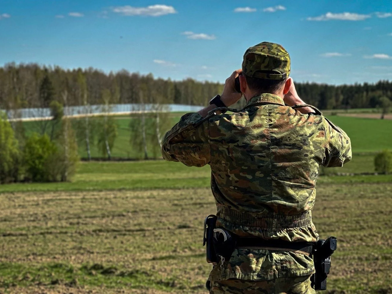 Patrol przy granicy polsko-białoruskiej