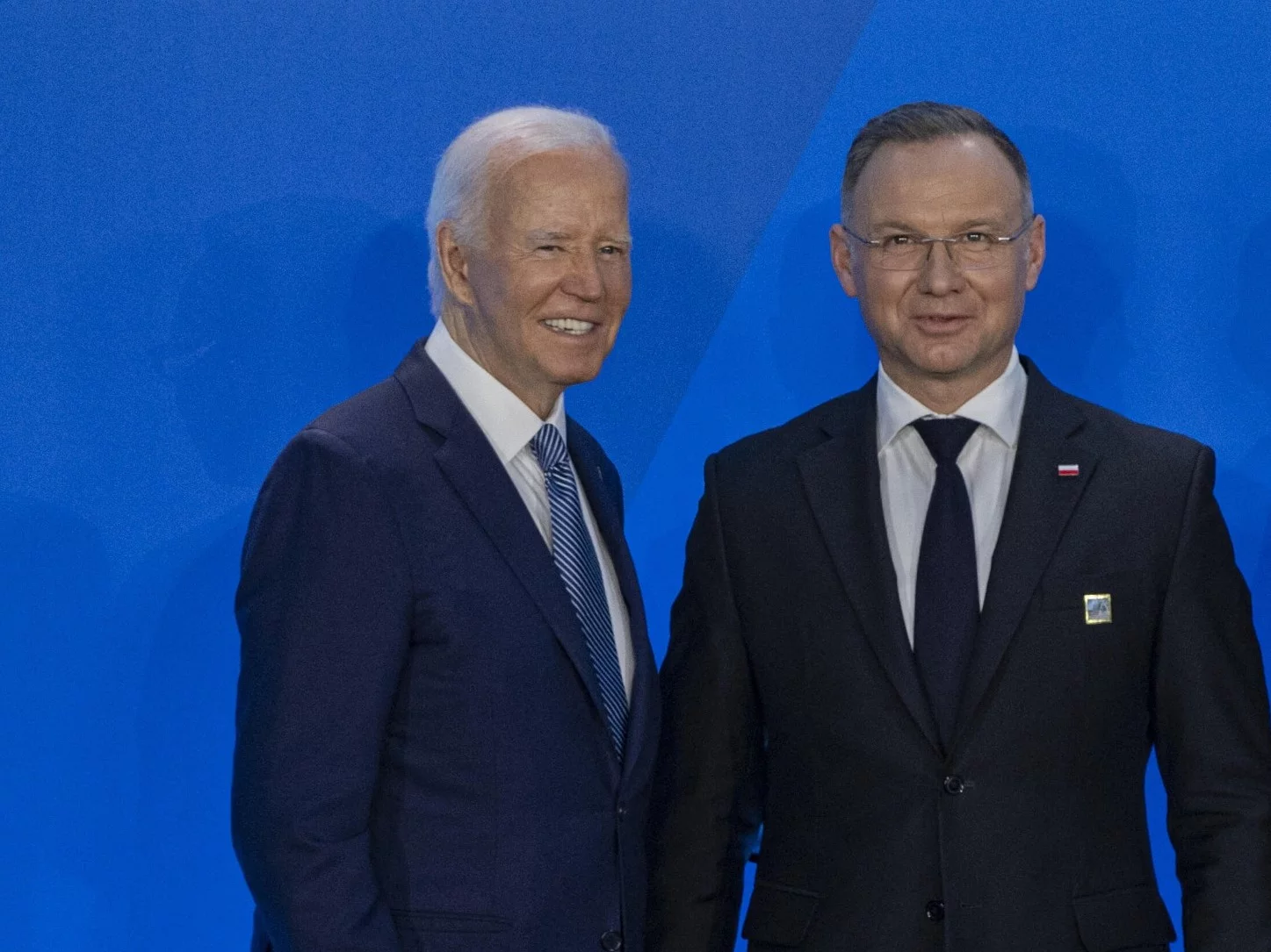 Joe Biden i Andrzej Duda