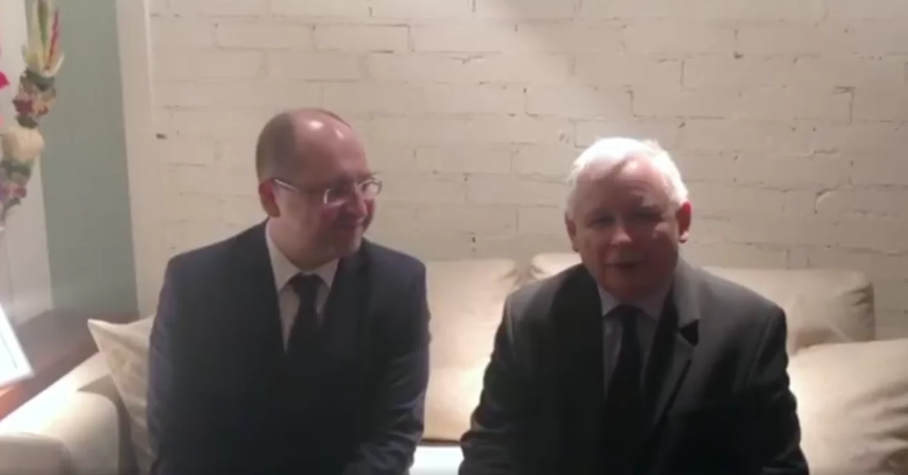 Adam Bielan i Jarosław Kaczyński