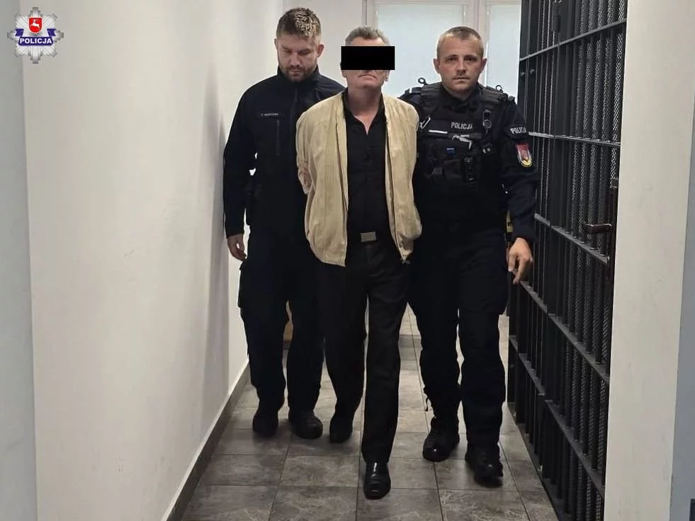Zatrzymanie mężczyzny z Biłgoraja