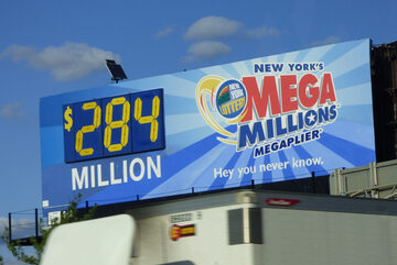 Billboard Loterii Mega Millions