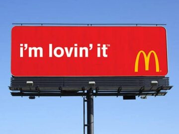 Billboard sieci McDonald's