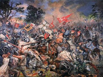 Bitwa pod Grunwaldem na obrazie Wojciecha Kossaka