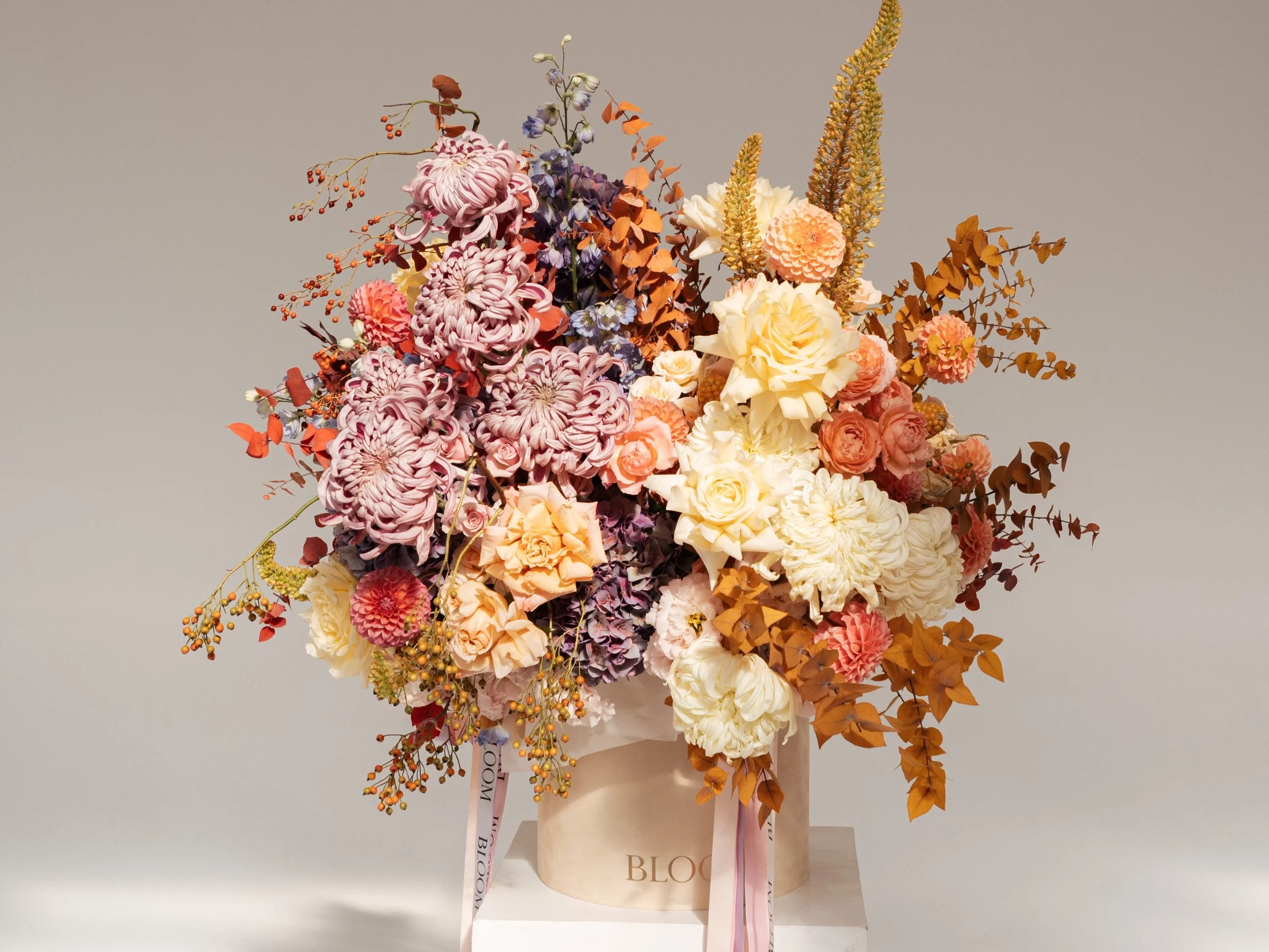 Kompozycja kwiatowa w boxie