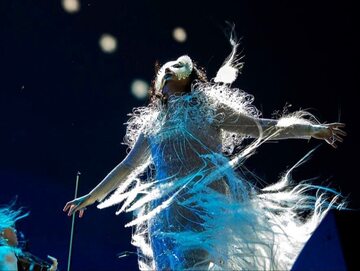 Björk na scenie