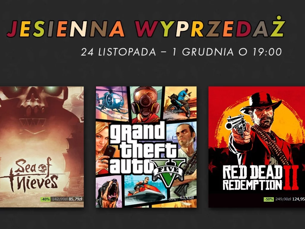 Jesienna wyprzedaż na Steam