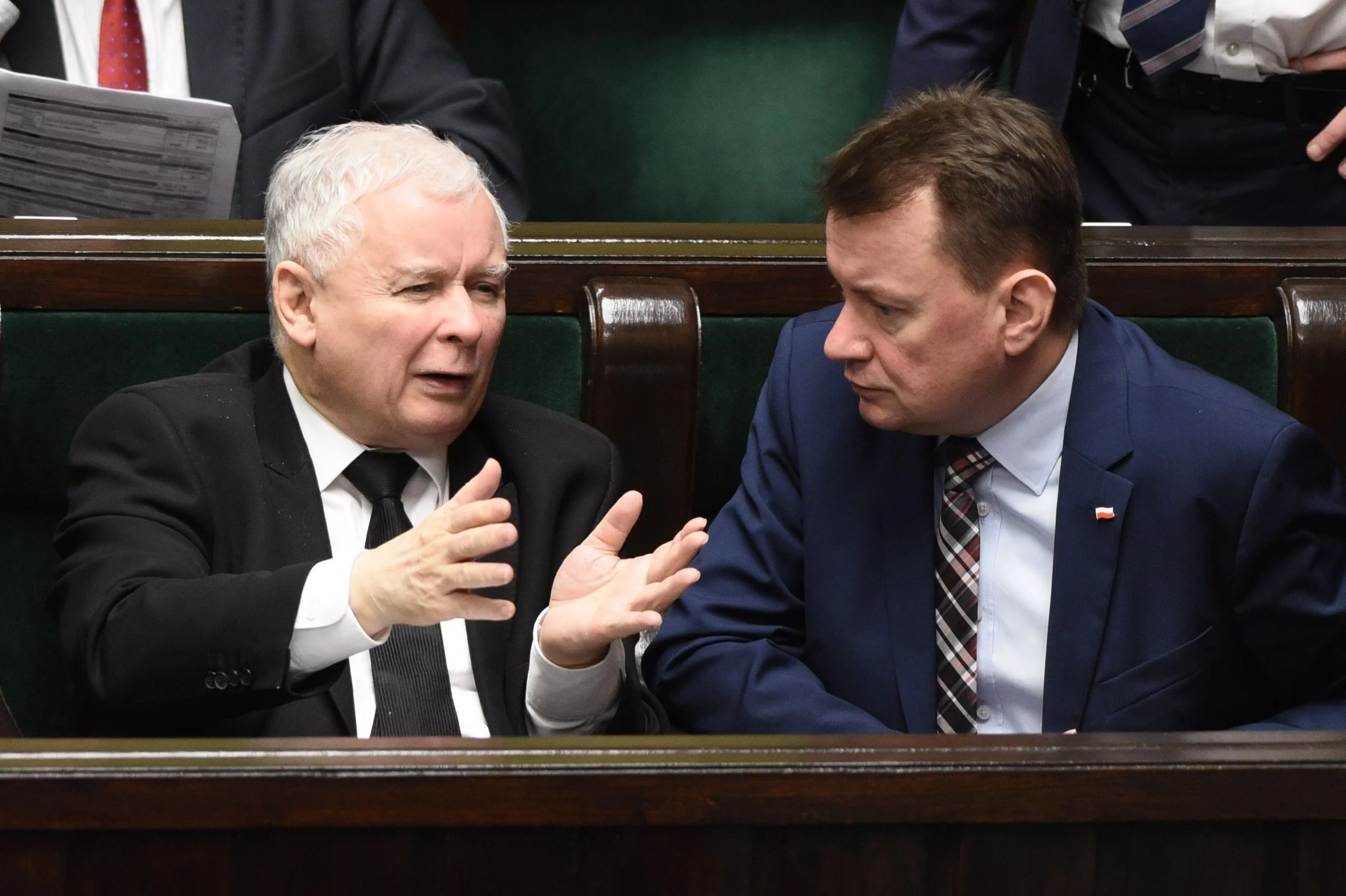 Jarosław Kaczyński i Mariusz Błaszczak