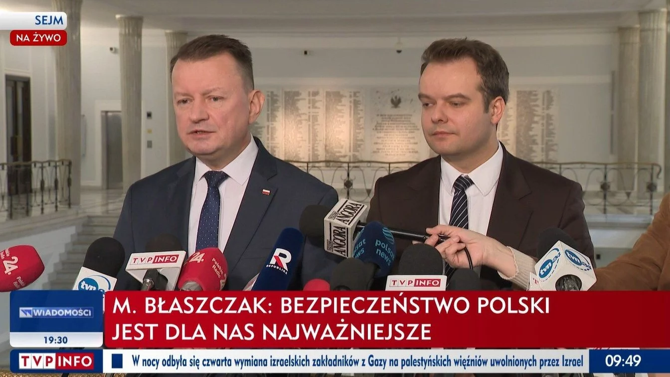 Mariusz Błaszczak i Rafał Bochenek