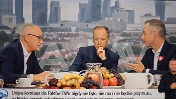 Błażej Poboży i Cezary Tomczyk w TVN24
