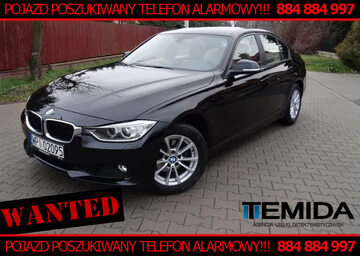 BMW 3 o numerach WPI 02095 kolor czarny