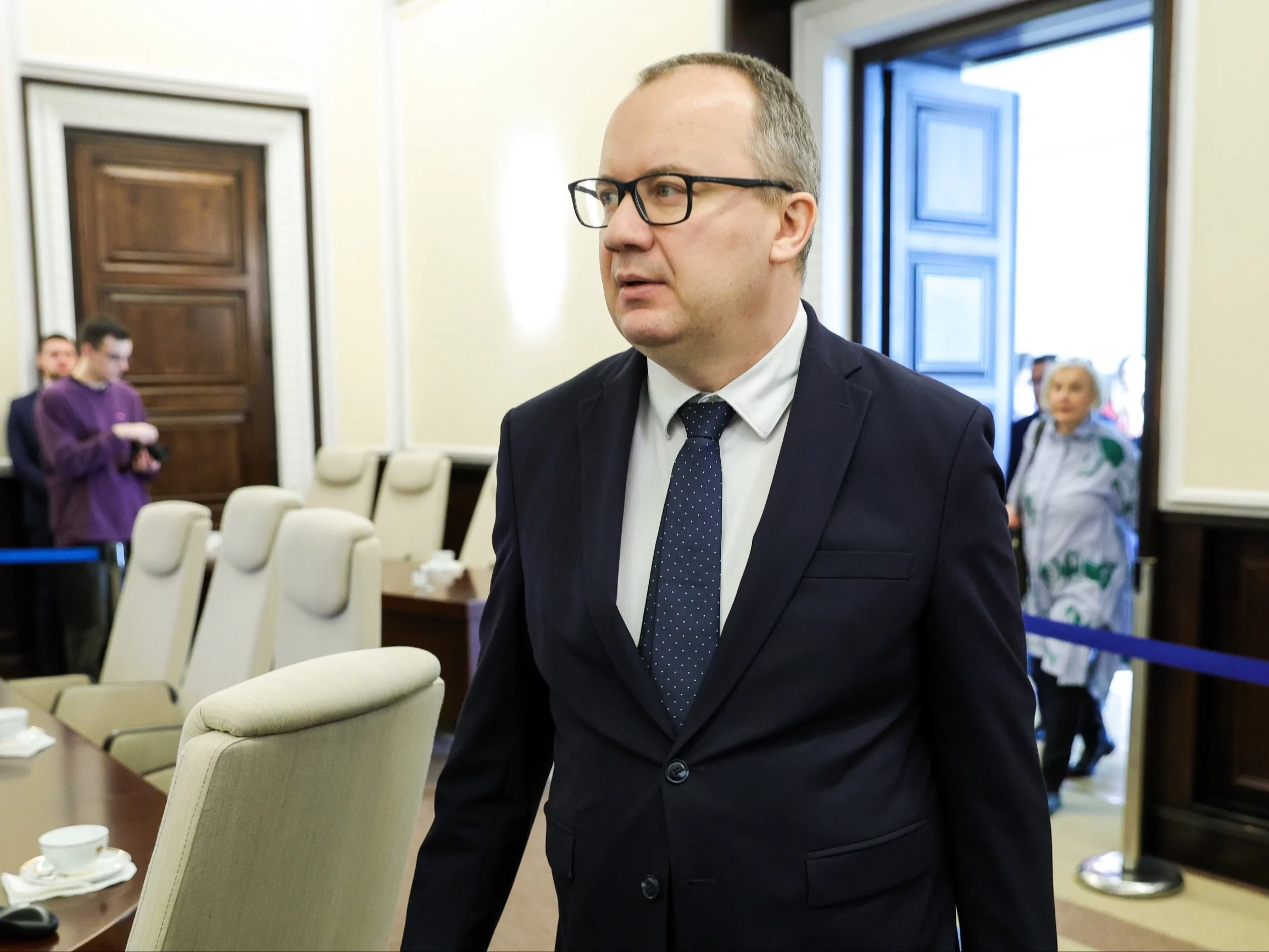 Minister sprawiedliwości, prokurator generalny Adam Bodnar przed posiedzeniem rządu