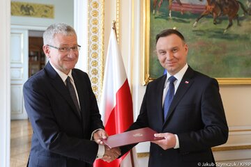 Bogusław Winid i prezydent Andrzej Duda