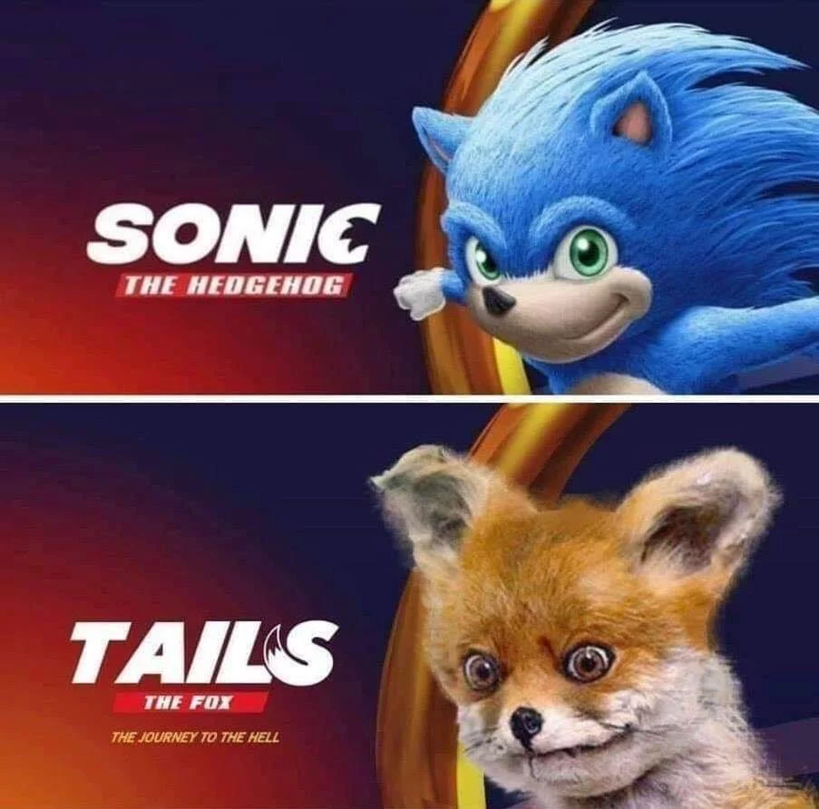 Mem po trailerze filmu „Sonic the Hedgehog”