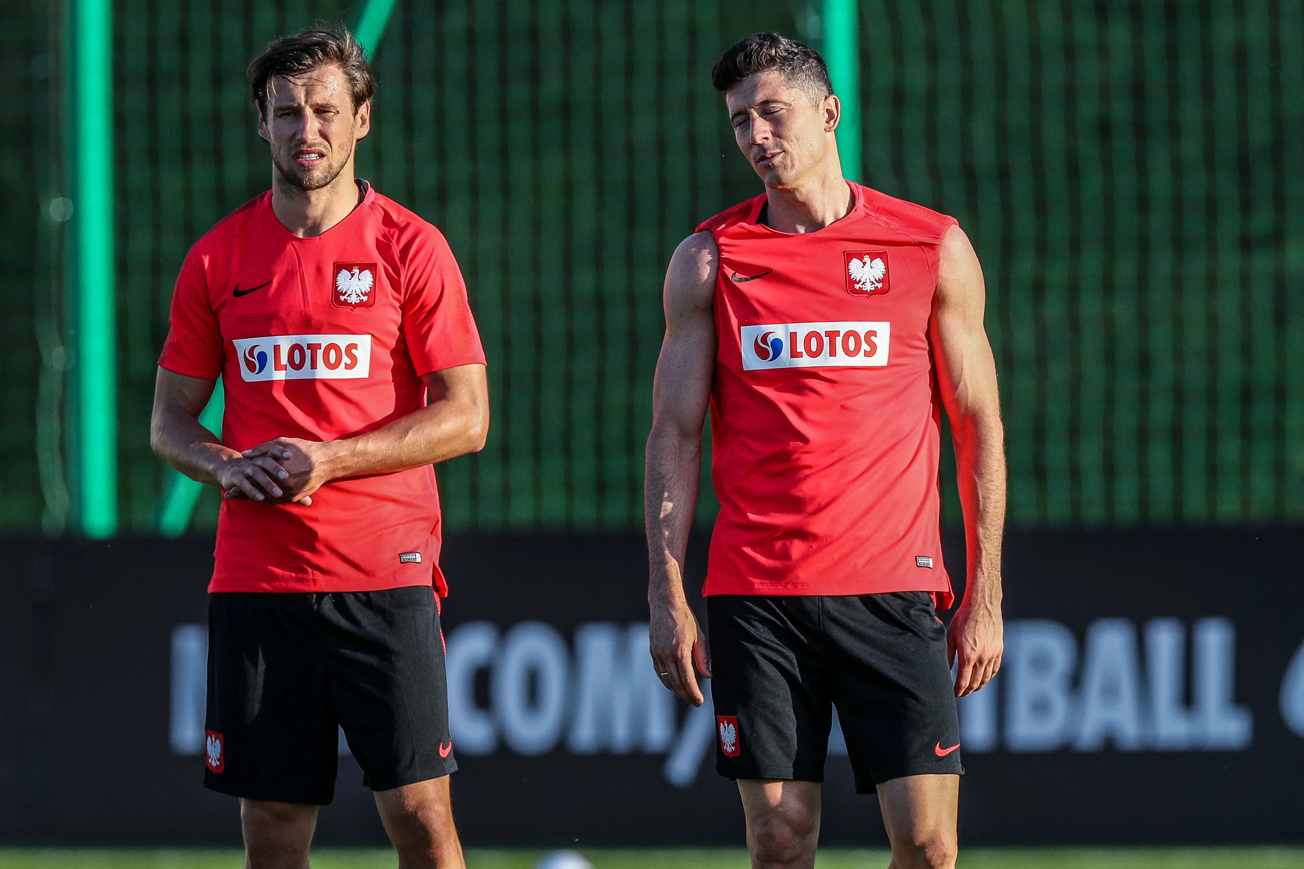 Grzegorz Krychowiak i Robert Lewandowski