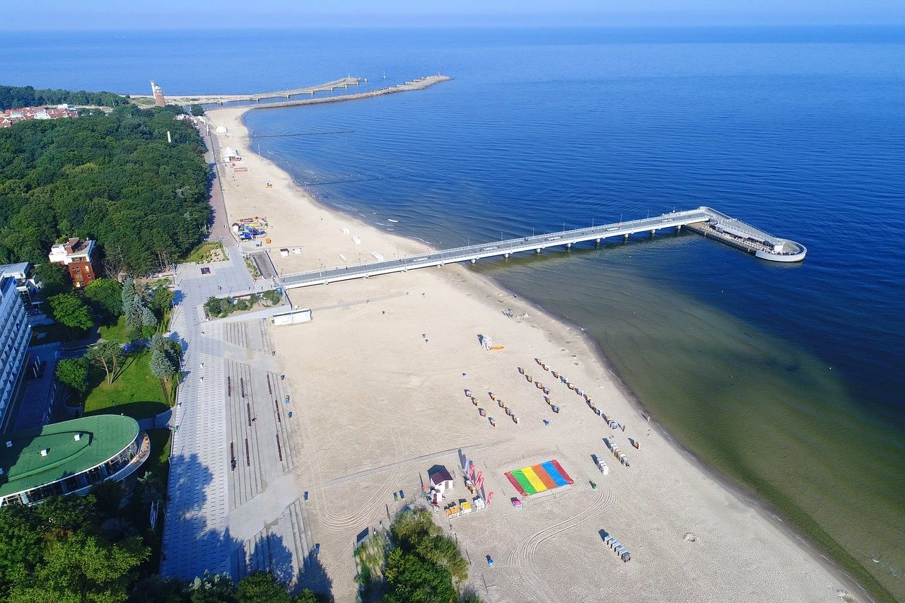 Plaża w Kołobrzegu